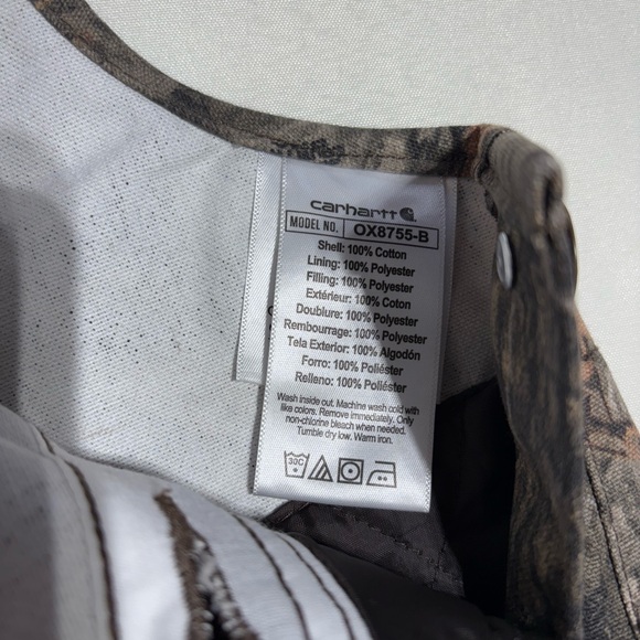 NWOT Carhartt Youth Camo Overalls - Picture 6 of 11